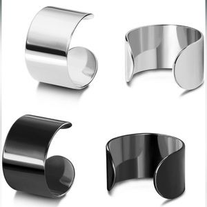 NIB 2pr Ear Cuffs Stainless Steel